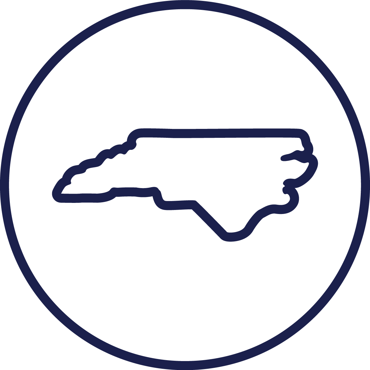 illustration of north carolina